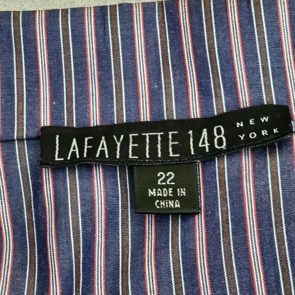 Lafayette 148 New York Cotton Button Down Shirt - Picture 7 of 8